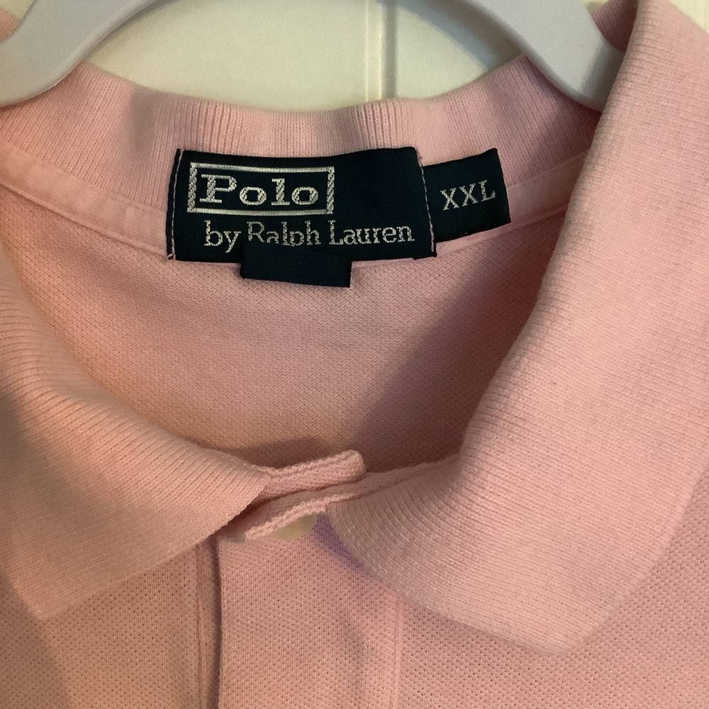 Ralph Lauren Men's Light Pink Polo Shirt-Size XXL - Picture 2 of 4